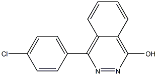 4-(4-chlorophenyl)phthalazin-1-ol Struktur