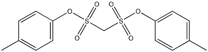 di(4-methylphenyl) methanedisulfonate Struktur