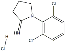 1-(2,6-dichlorophenyl)pyrrolidin-2-imine hydrochloride Struktur