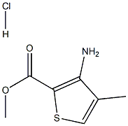 methyl 3-amino-4-methylthiophene-2-carboxylate hydrochloride Struktur