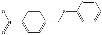 1-nitro-4-[(phenylthio)methyl]benzene Struktur