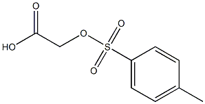 {[(4-methylphenyl)sulfonyl]oxy}acetic acid Struktur