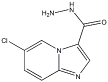 6-chloroimidazo[1,2-a]pyridine-3-carbohydrazide Struktur