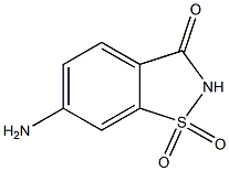 6-amino-2,3-dihydro-1H-1lambda~6~-benzo[d]isothiazole-1,1,3-trione Struktur