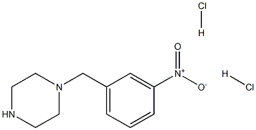 1-(3-Nitro-benzyl)-piperazine diHCl Struktur