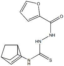 N1-bicyclo[2.2.1]hept-5-en-2-yl-2-(2-furylcarbonyl)hydrazine-1-carbothioamide Struktur