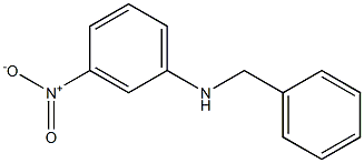 N1-benzyl-3-nitroaniline Struktur