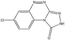 7-chloro-1,2-dihydrobenzo[e][1,2,4]triazolo[3,4-c][1,2,4]triazin-1-one Struktur