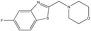 5-fluoro-2-(morpholinomethyl)-1,3-benzothiazole Struktur