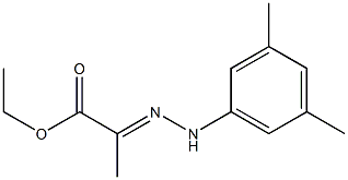 ethyl 2-[2-(3,5-dimethylphenyl)hydrazono]propanoate Struktur