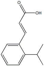 2-isopropylcinnamic acid Struktur