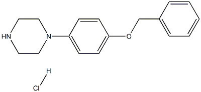 1-(4-Benzyloxyphenyl)piperazine HCl Struktur