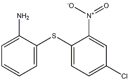 2-[(4-chloro-2-nitrophenyl)thio]aniline Struktur