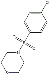 4-[(4-chlorophenyl)sulfonyl]thiomorpholine Struktur