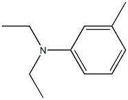 N,N-diethyl-N-(3-methylphenyl)amine Struktur