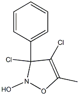 3,4-dichloro-5-methyl-3-phenyl-2(3H)-isoxazolol Struktur