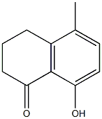 8-hydroxy-5-methyl-3,4-dihydronaphthalen-1(2H)-one Struktur