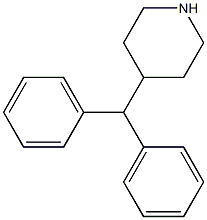 4-benzhydrylpiperidine Struktur