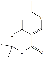 2,2-Dimethyl-5-ethoxymethylene-1,3-dioxane-4,6-dione Struktur