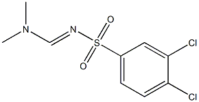 N1-[(dimethylamino)methylidene]-3,4-dichlorobenzene-1-sulfonamide Struktur