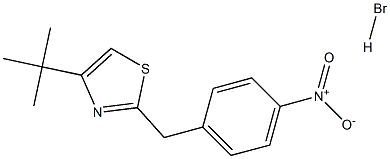 4-(tert-butyl)-2-(4-nitrobenzyl)-1,3-thiazole hydrobromide Struktur