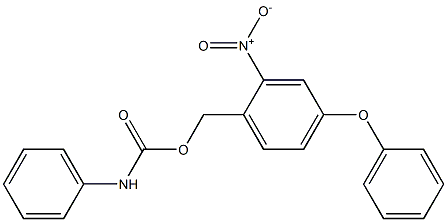 2-nitro-4-phenoxybenzyl N-phenylcarbamate Struktur