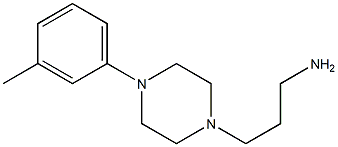 3-[4-(3-methylphenyl)piperazin-1-yl]propan-1-amine Struktur