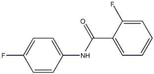 2-fluoro-N-(4-fluorophenyl)benzenecarboxamide Struktur