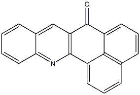 7H-naphtho[1,8-bc]acridin-7-one Struktur