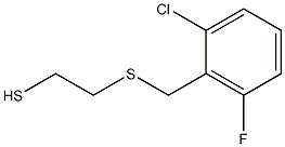 2-(2-Chloro-6-fluorobenzyl)thioethanethiol Struktur