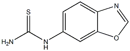 N-(1,3-benzoxazol-6-yl)thiourea Struktur