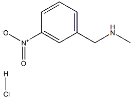 N-methyl-N-(3-nitrobenzyl)amine hydrochloride Struktur