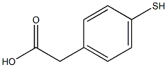 2-(4-mercaptophenyl)acetic acid Struktur