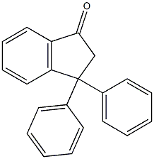 3,3-diphenylindan-1-one Struktur