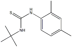 N-(tert-butyl)-N'-(2,4-dimethylphenyl)thiourea Struktur