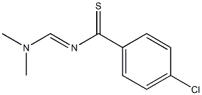 N1-[(dimethylamino)methylidene]-4-chlorobenzene-1-carbothioamide Struktur