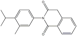 2-(4-isopropyl-3-methylphenyl)-1,3(2H,4H)-isoquinolinedione Struktur