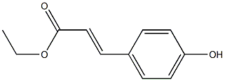 ethyl (E)-3-(4-hydroxyphenyl)-2-propenoate Struktur