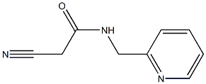 N1-(2-pyridylmethyl)-2-cyanoacetamide Struktur