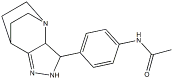 N1-[4-(1,4,5-triazatricyclo[5.2.2.0~2,6~]undec-5-en-3-yl)phenyl]acetamide Struktur