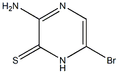 3-amino-6-bromo-1,2-dihydropyrazine-2-thione Struktur