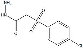 2-[(4-chlorophenyl)sulfonyl]acetohydrazide Struktur