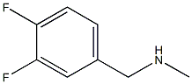 N-(3,4-difluorobenzyl)-N-methylamine Struktur