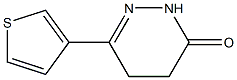 6-(3-thienyl)-2,3,4,5-tetrahydropyridazin-3-one Struktur