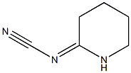 N-(2-piperidinylidene)cyanamide Struktur