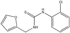 N-(2-chlorophenyl)-N'-(2-furylmethyl)thiourea Struktur