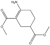 dimethyl 4-aminocyclohex-3-ene-1,3-dicarboxylate Struktur