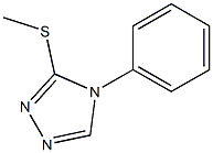 3-(methylthio)-4-phenyl-4H-1,2,4-triazole Struktur