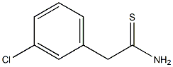 2-(3-chlorophenyl)ethanethioamide Struktur