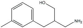 3-amino-2-(3-methylbenzyl)propan-1-ol Struktur